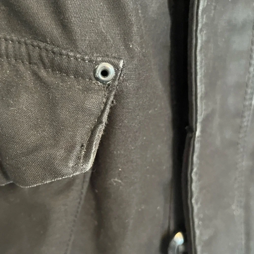 G-Star Raw Black Hooded Parka Jacket size small - Picture 6 of 9